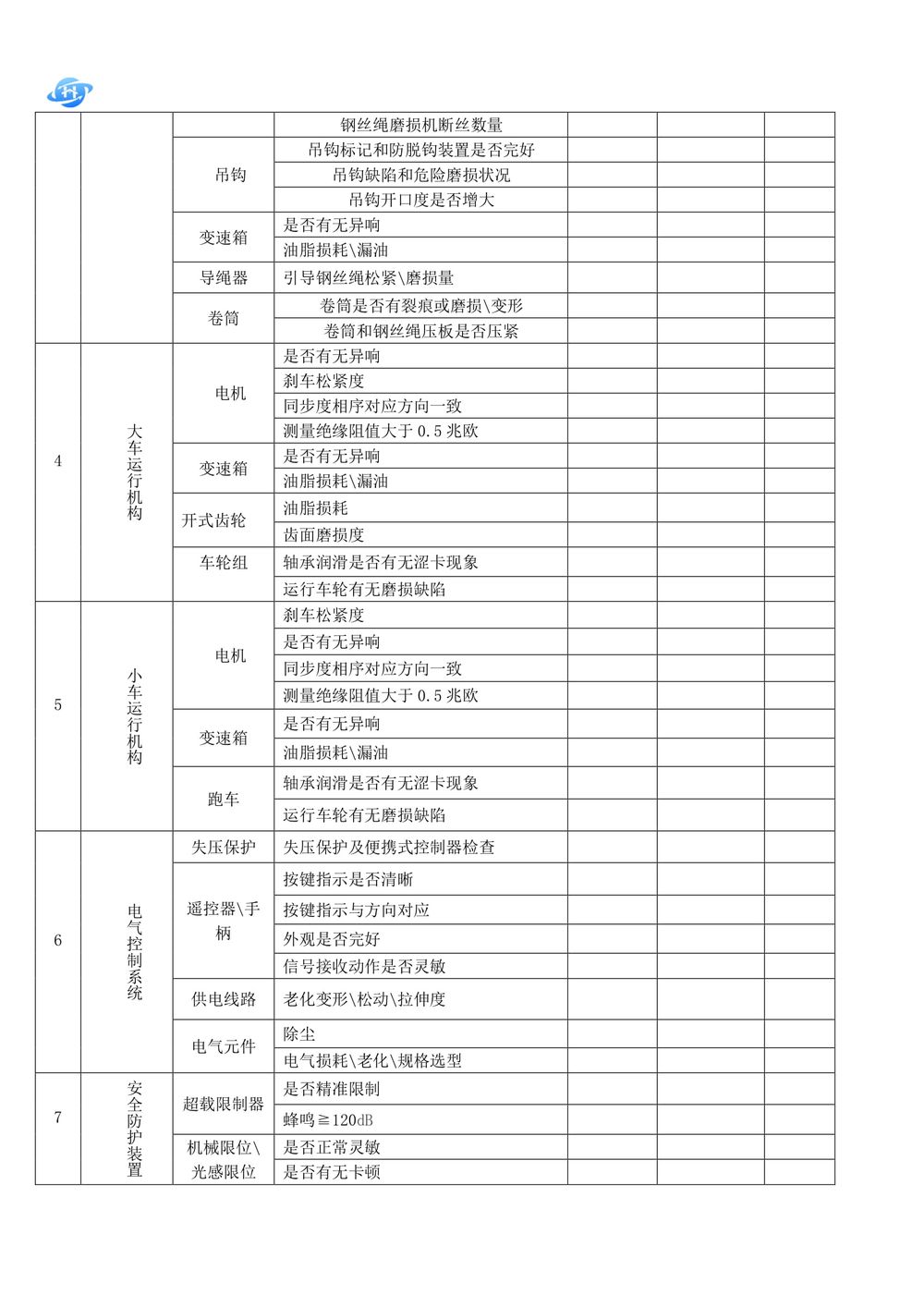 起重機維護保養技術方案.111docx-22