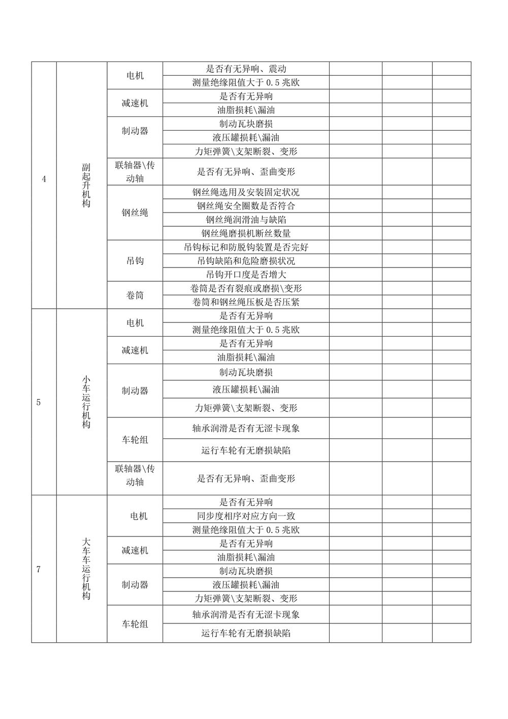 起重機維護保養技術方案.111docx-25