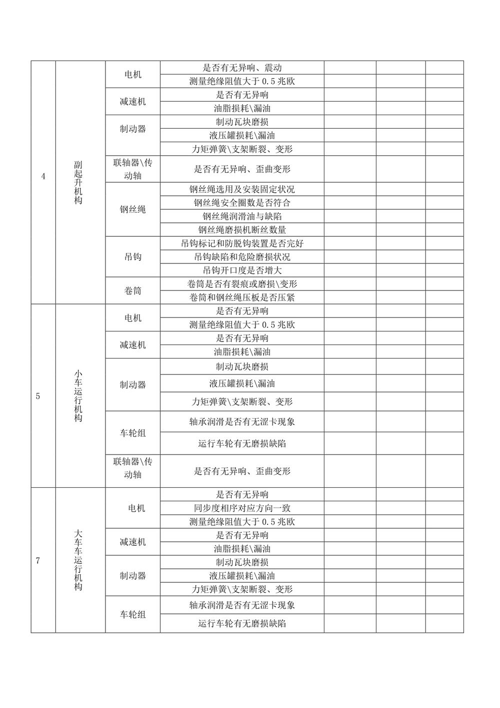 起重機維護保養技術方案.111docx-29